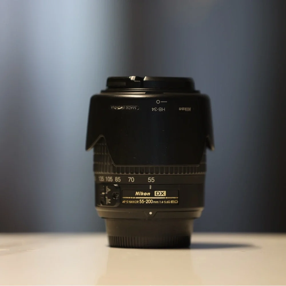 Nikon Black Digital Camera with Versatile Lenses